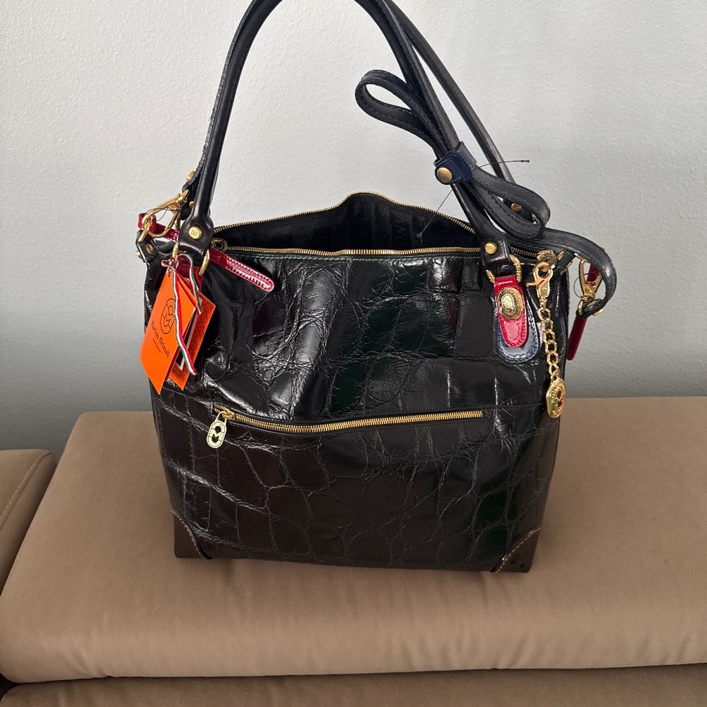 Marino Orlandi women large leather Italian bag